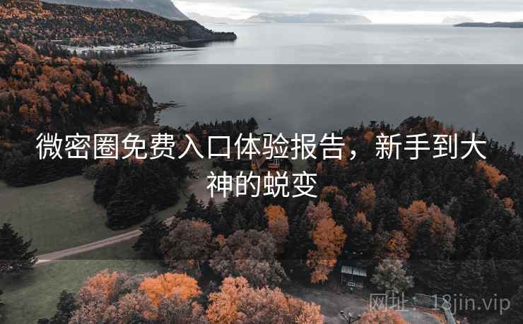 微密圈免费入口体验报告,新手到大神的蜕变